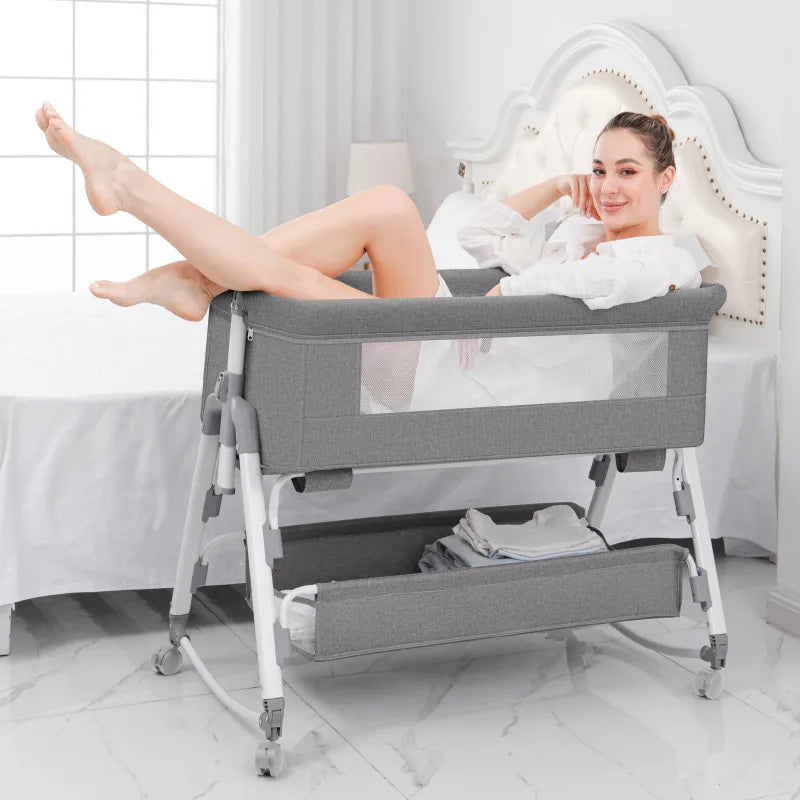Baby Bassinet,Kids Cot Baby Crib Cradle Newborn