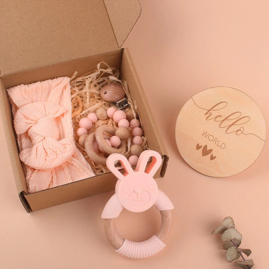 Baby Girl Hello World Gift Box