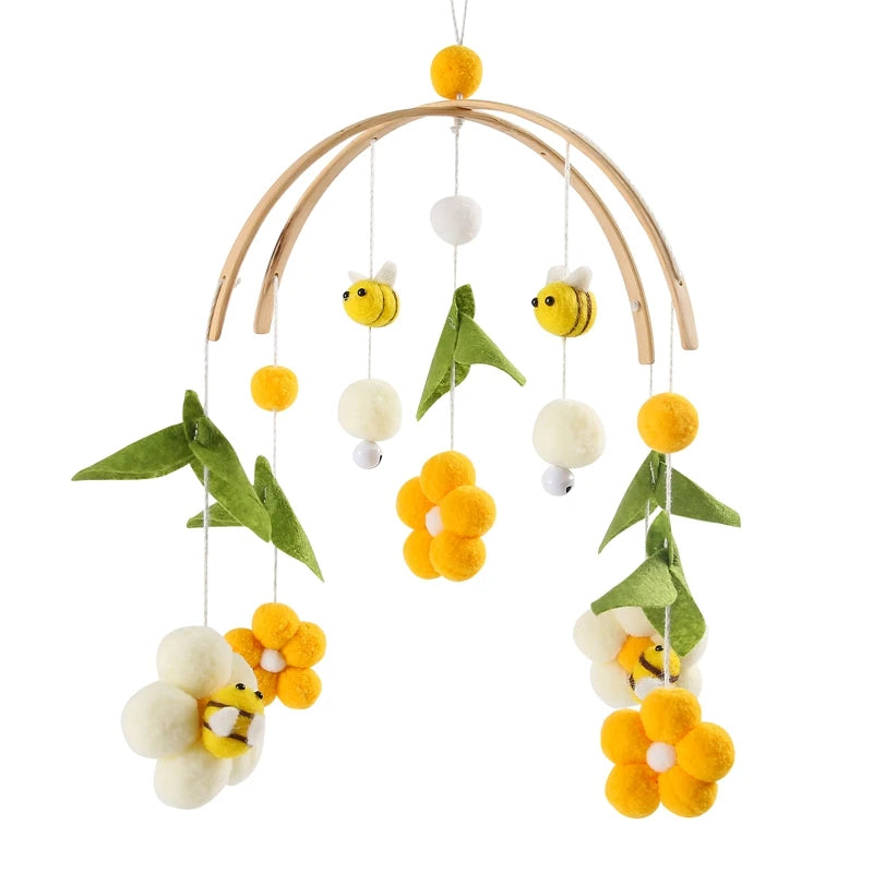 Baby Rattle Toys , Wooden Crib