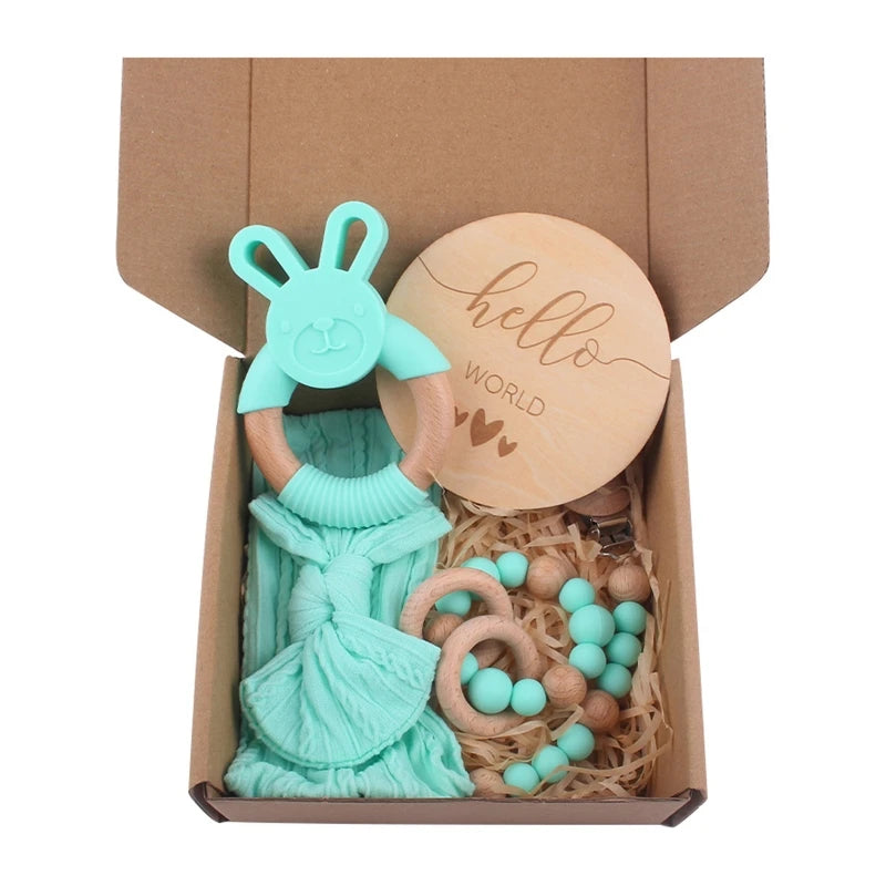 Baby Girl Hello World Gift Box