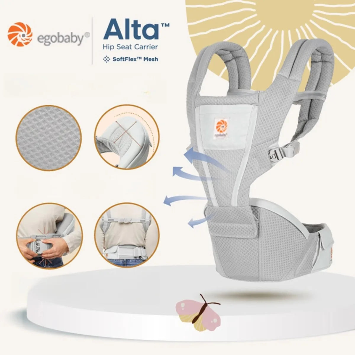 3 in 1 Baby Carriers Breathable Baby Bag