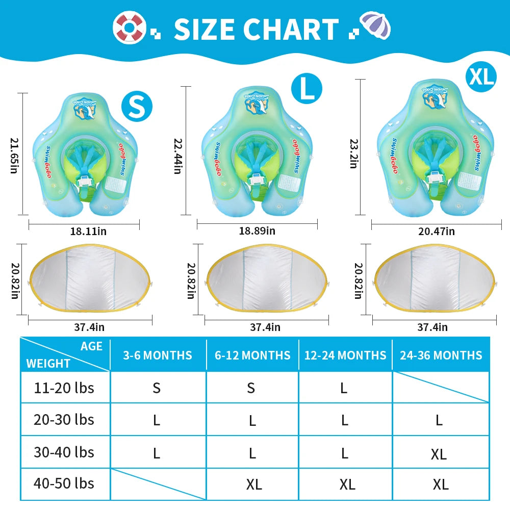 Baby Swimming Float Inflatable Infant Floating Kids