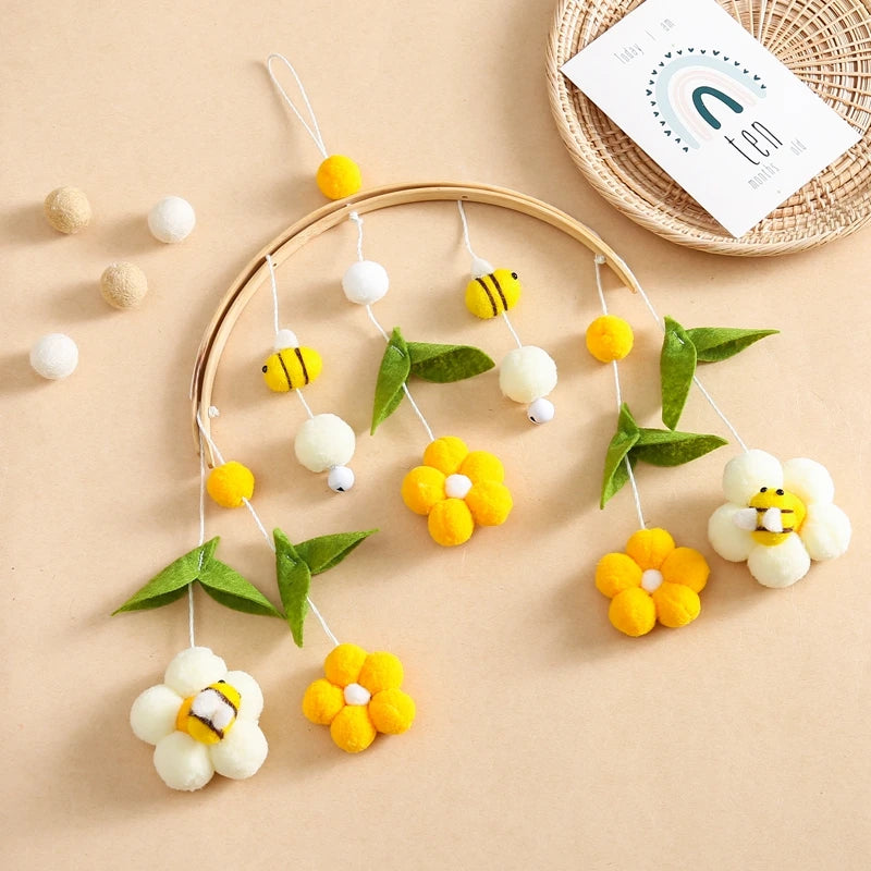 Baby Rattle Toys , Wooden Crib