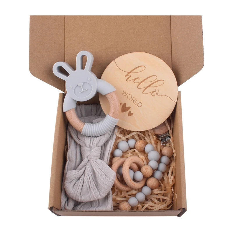 Baby Girl Hello World Gift Box