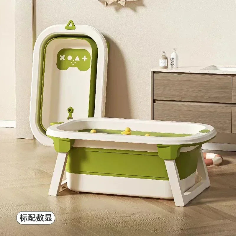 Baby Bath Tub Large Folding Sitting and Lying Down