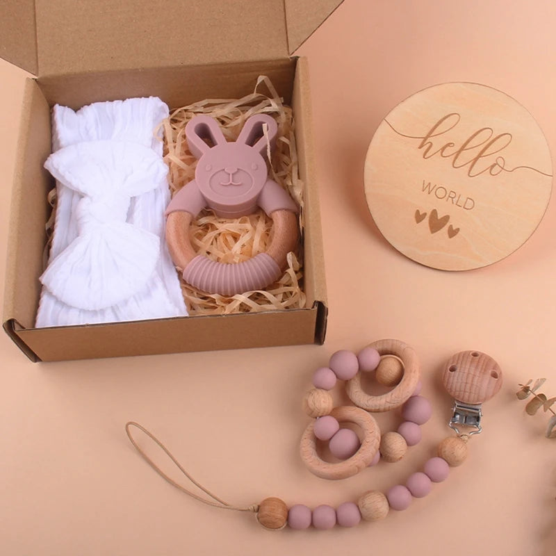 Baby Girl Hello World Gift Box