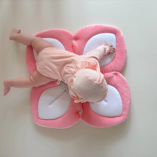 Flower Baby Bath Pad Infant Bathtub Mat