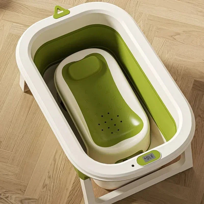 Baby Bath Tub Large Folding Sitting and Lying Down